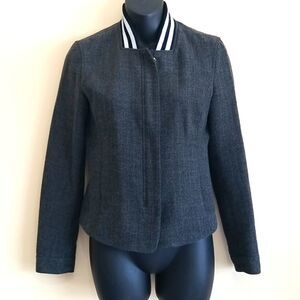 Armani Exchange Black Jacket with White Accents